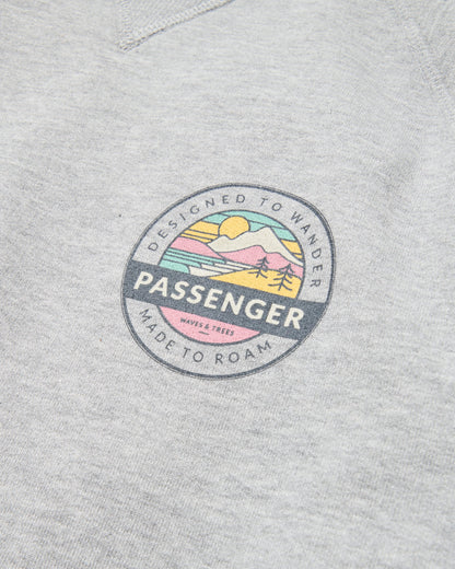 Odyssey Sweatshirt - Mid Grey Marl - Flatlay