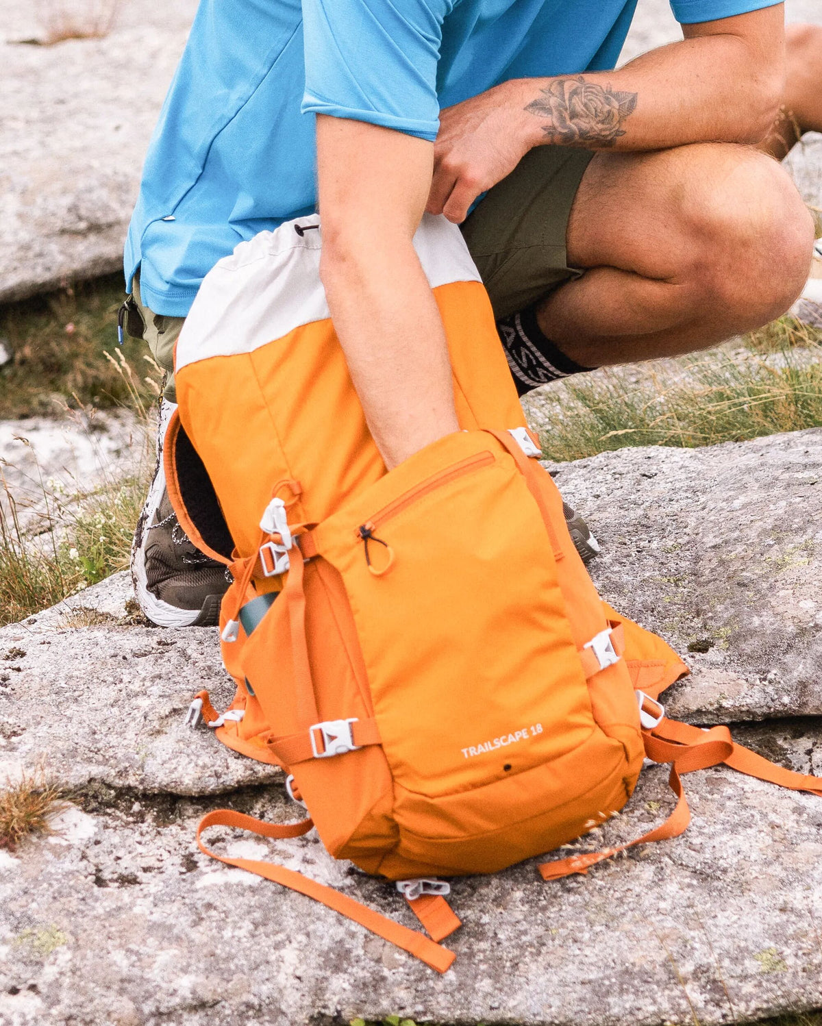 Trailscape 18L Backpack - Sunrise Orange - Lifestyle