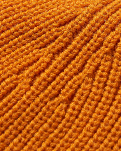 Compass Beanie - Sunrise Orange - Flatlay