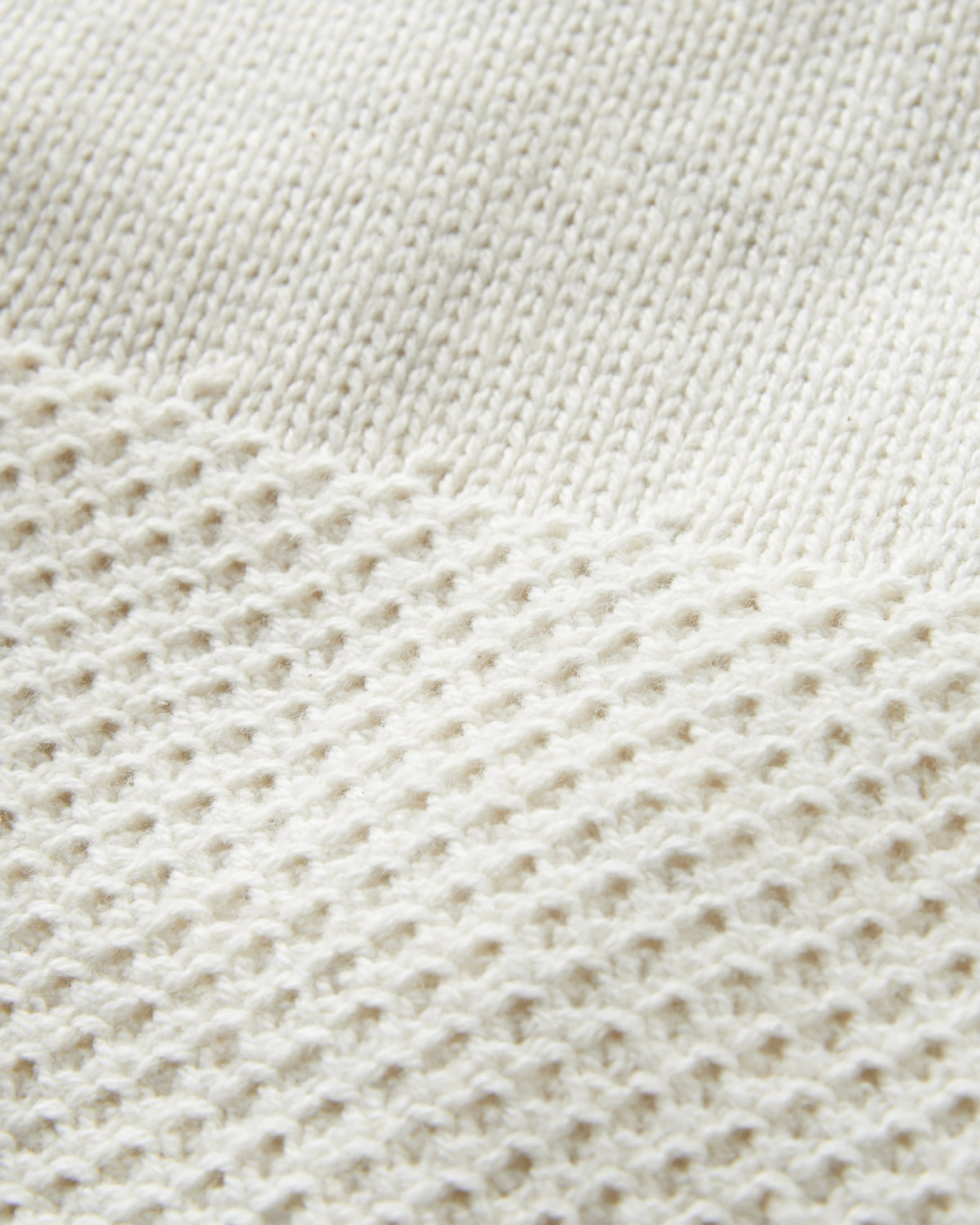 Cove Knitted Jumper - Off White - Flatlay