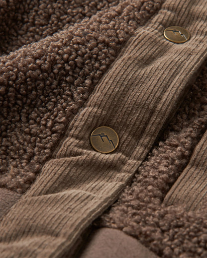 Nash Fleece - Coffee - Flatlay
