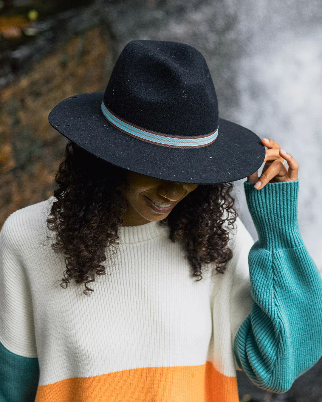 Outback Fedora - Black - Lifestyle