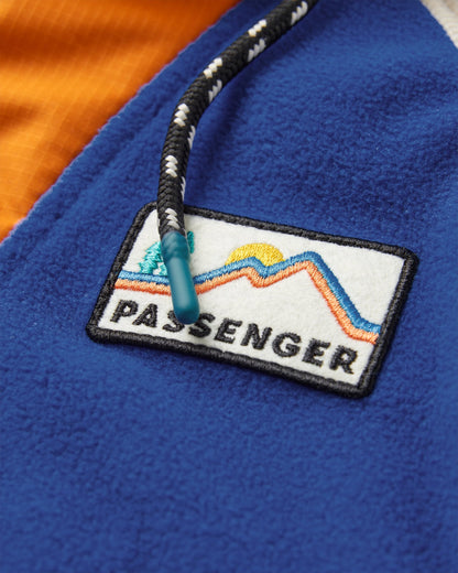 Alexander Polar Hooded Fleece - Azure Blue - Flatlay
