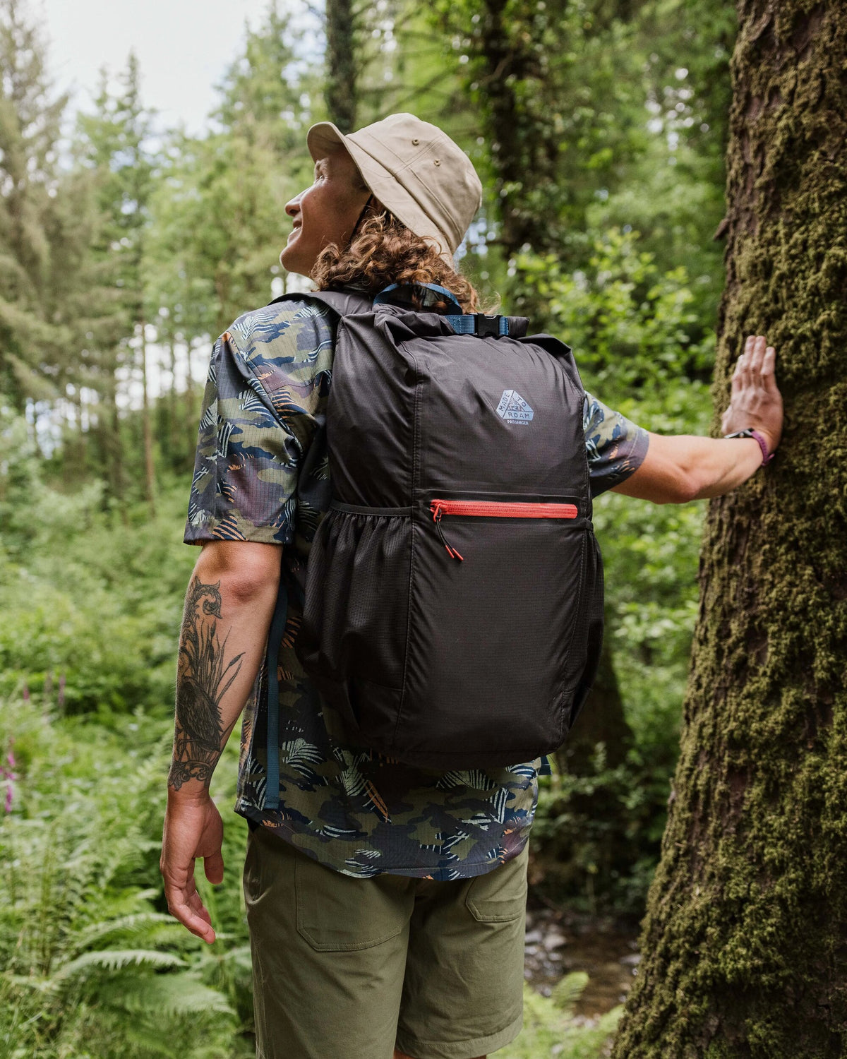 Trail Light Packable Backpack - Black - Lifestyle - Male