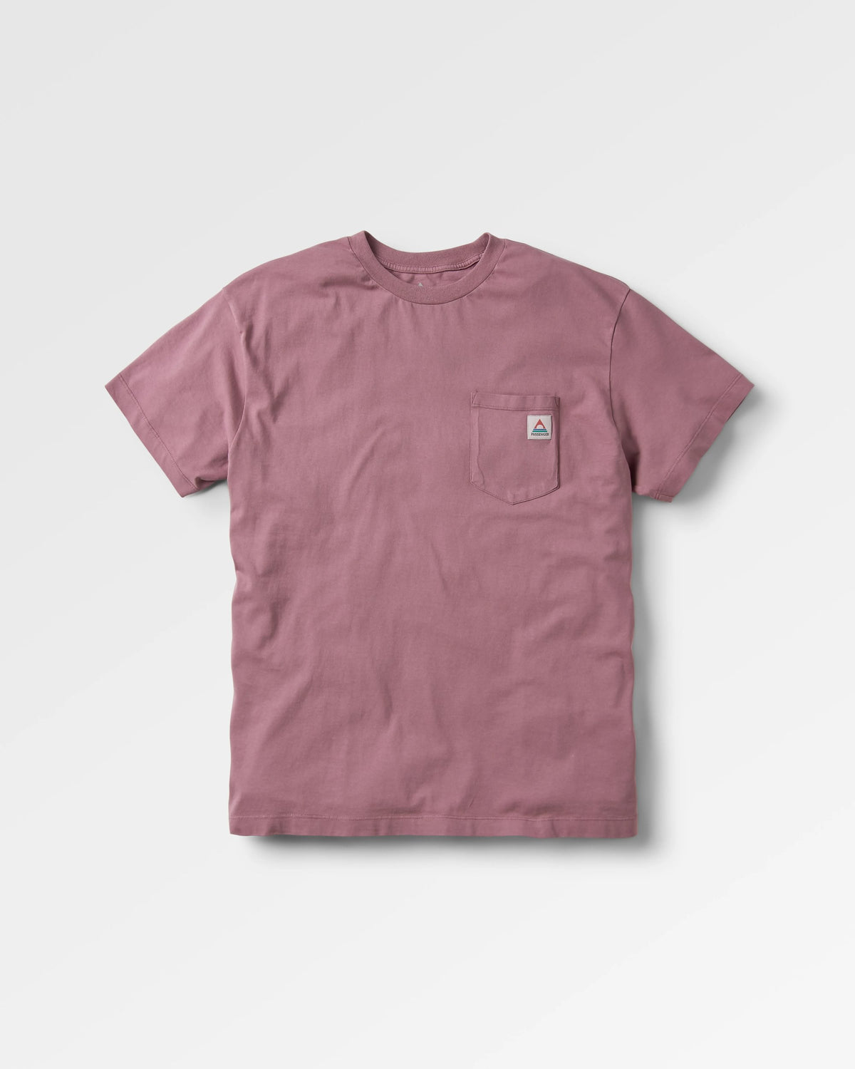 Heritage Relaxed Fit T-Shirt - Grape - Flatlay