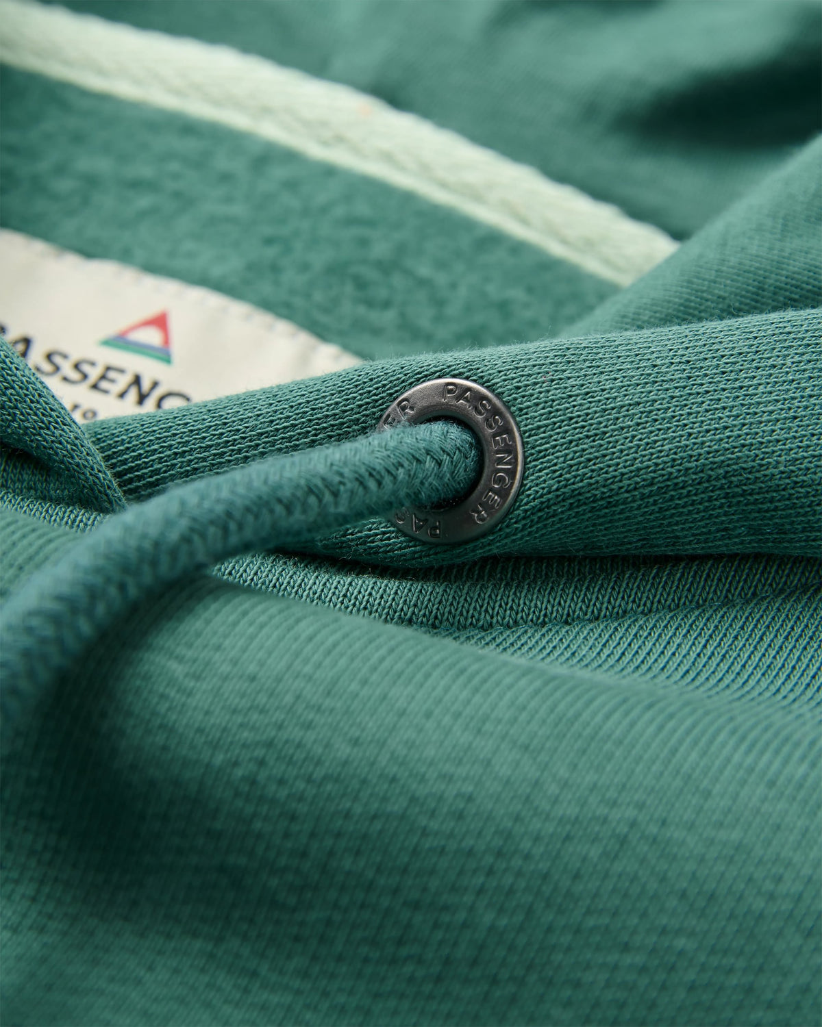 Snapshot Cotton Relaxed Fit Hoodie - Deep Ocean - Flatlay