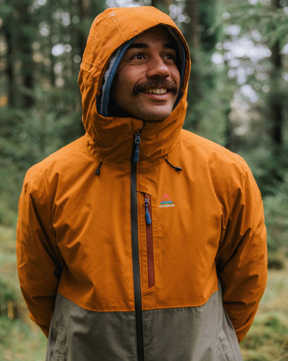 Eclipse Insulated Waterproof Jacket - Retro Orange/Dusty Olive - Lifestyle