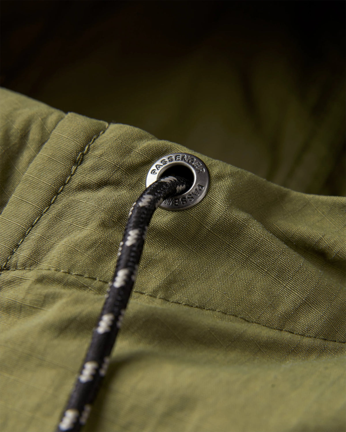 Seek Out Wind Resistant Anorak - Khaki - Flatlay