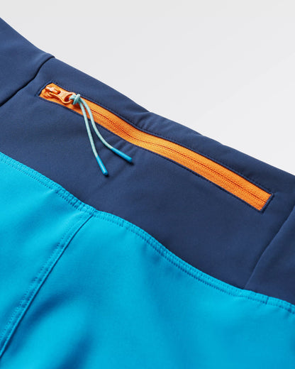 Roundtrip Trail Short 5" - Blue Pool - Flatlay
