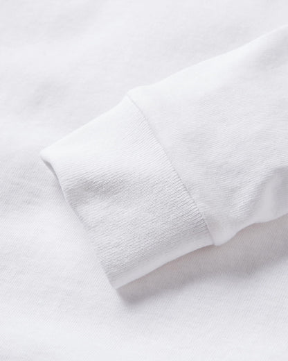 Penida LS T-Shirt - White - Flatlay