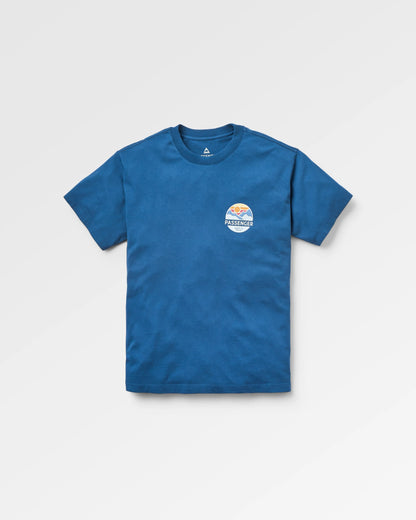 Laidback Relaxed Fit T-Shirt - Dark Denim - Flatlay