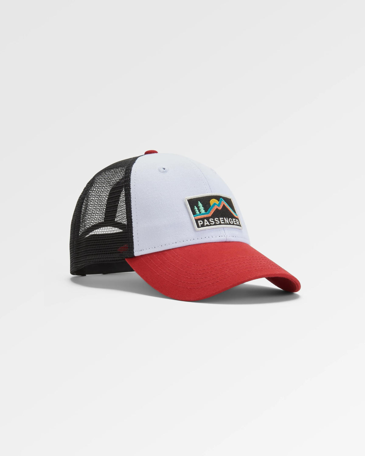 Made To Roam Trucker Cap - Black/Red Spice - Flatlay