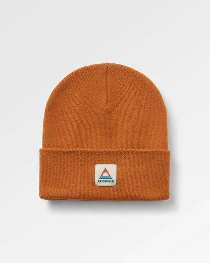 Core High-Top Beanie - Retro Orange - Flatlay