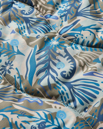 Van Ripstop Blanket - Abstract Seaweed Pistachio - Flatlay