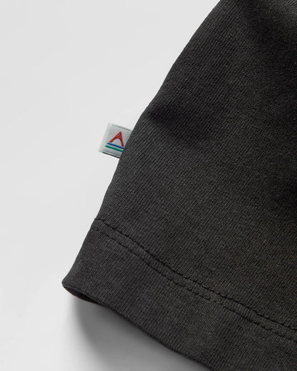 Elbio Relaxed Fit T-Shirt - Black - Flatlay