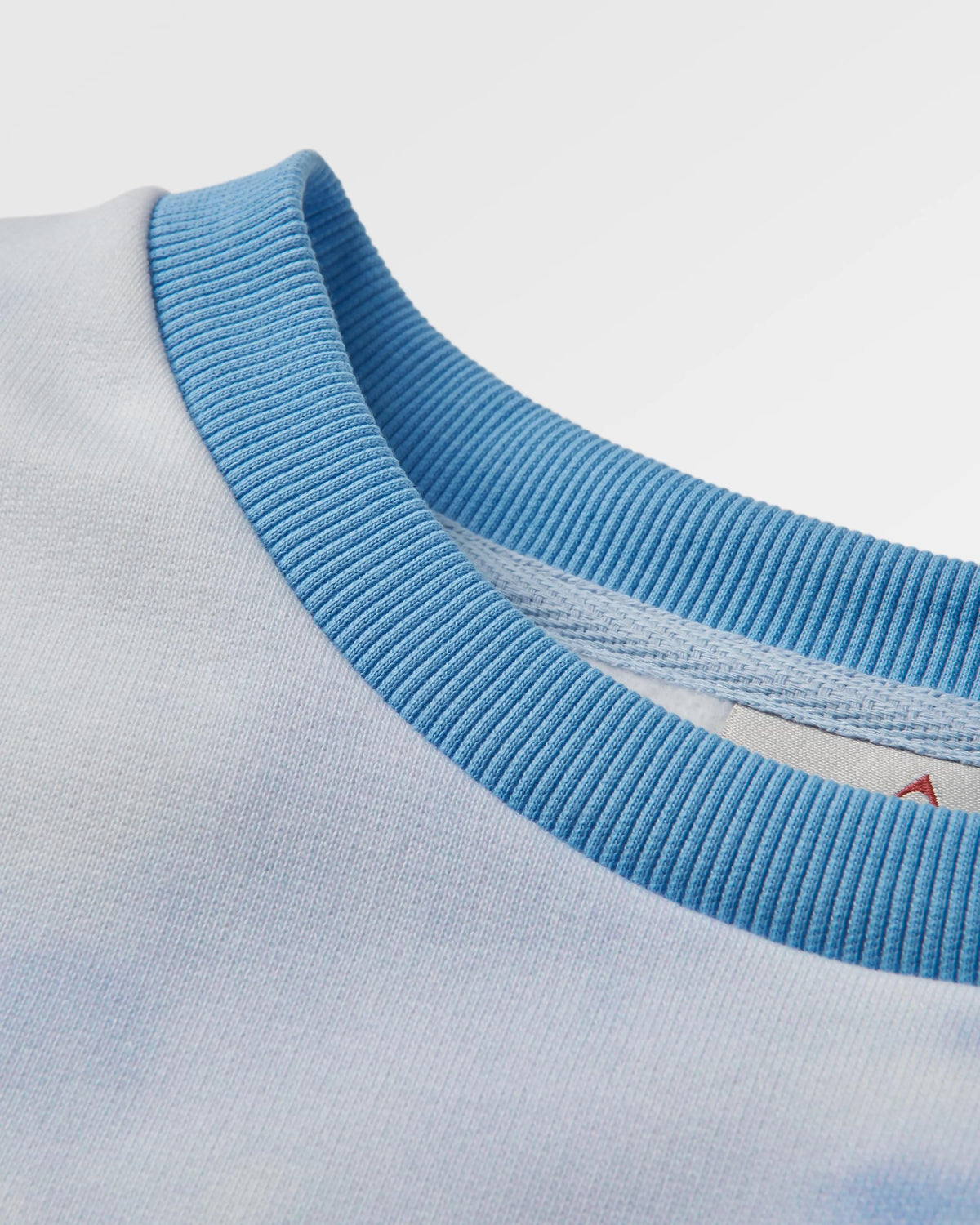 Rediscover Cotton Sweatshirt - Tie Dye Cornflower - Flatlay