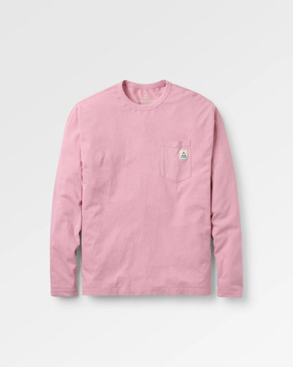 Heritage Relaxed Fit LS T-Shirt - Pink Haze - Flatlay