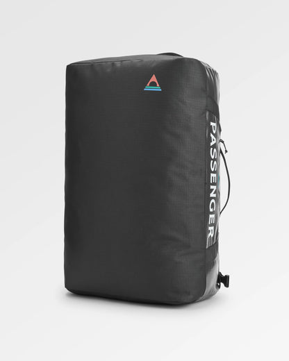 Roamer 60L Duffel Bag - Phantom Black - Flatlay
