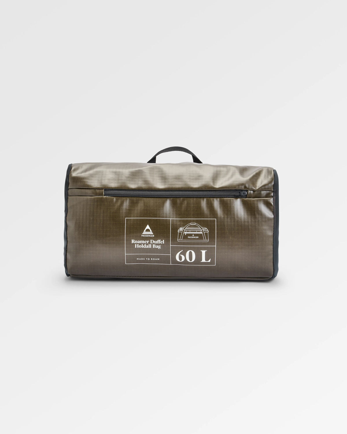 Roamer 60L Duffel Bag - Khaki - Flatlay