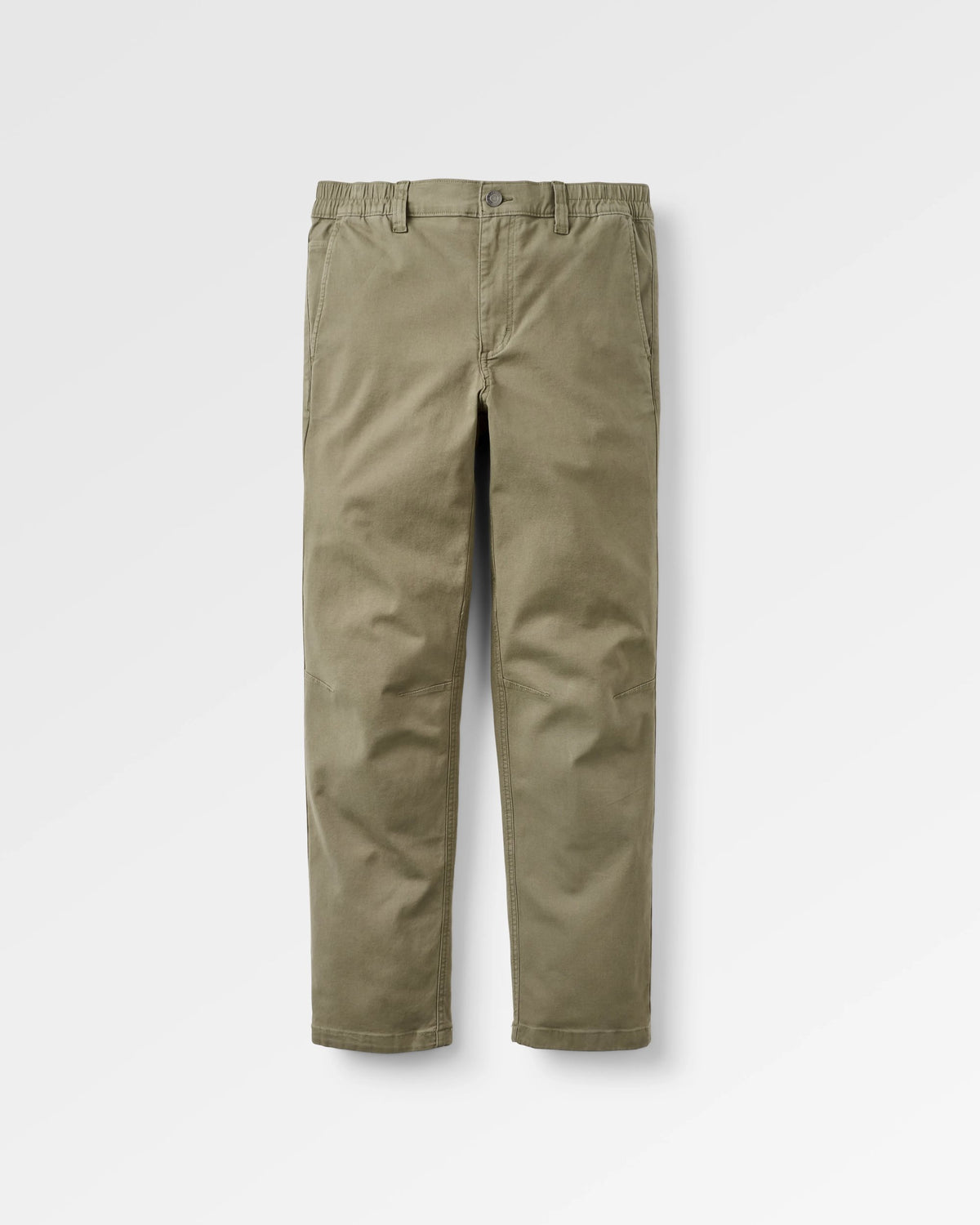 Horizon Regular Fit Trouser - Dusty Olive - Flatlay