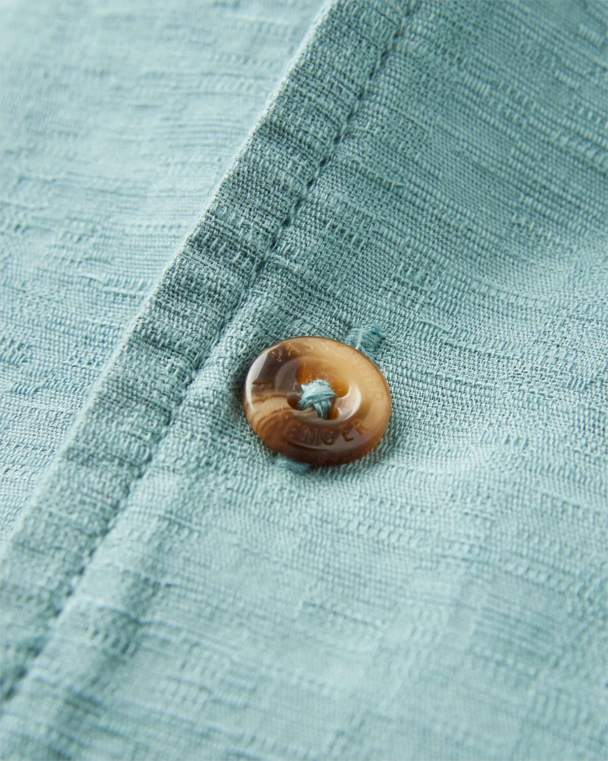 Cove Cotton Textured Shirt - Arctic - Flatlay