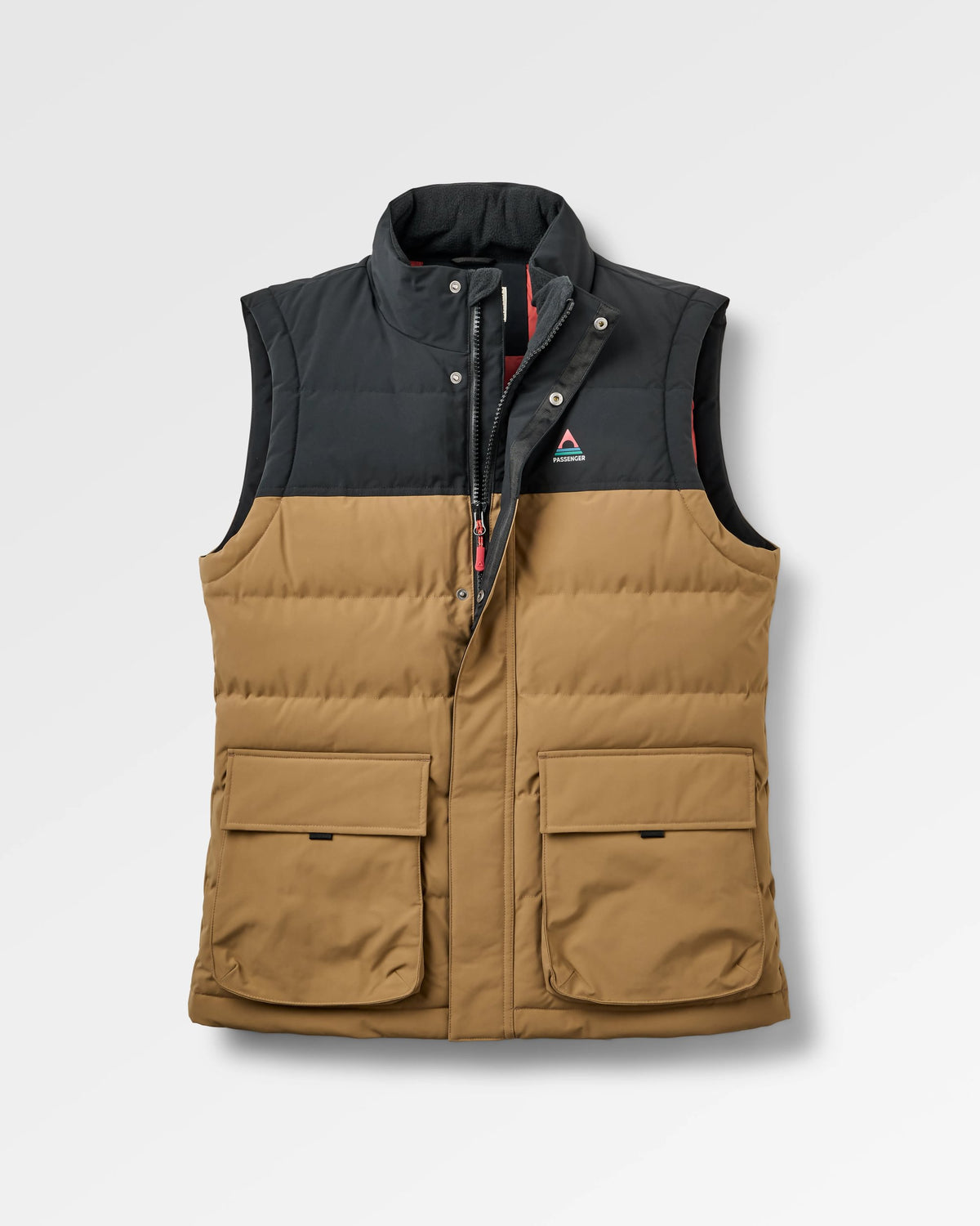 Baltic Insulated Gilet - Caramel/Black - Flatlay
