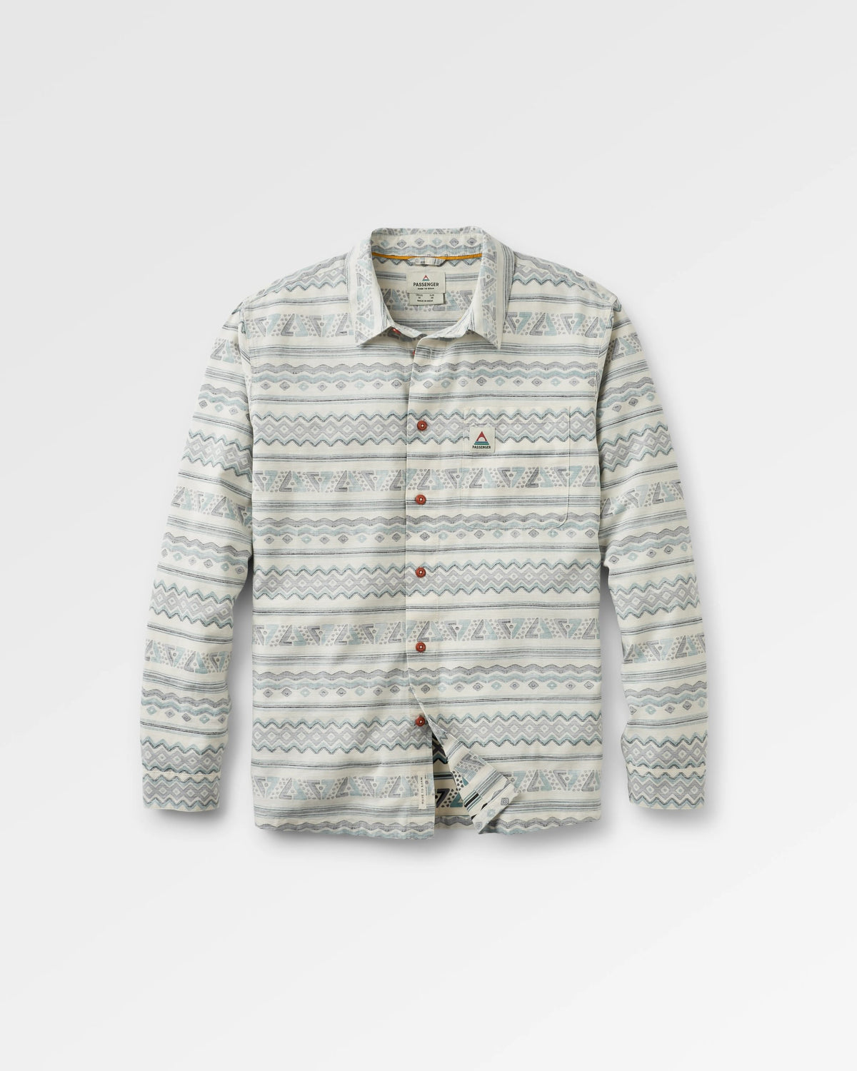 Amboro Shirt - Mono Geo Birch  - Flatlay