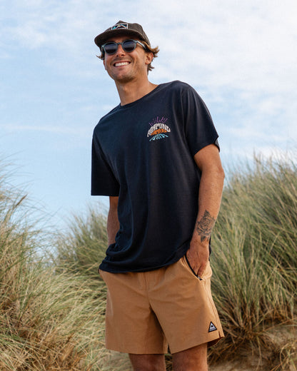 Roaming Nomads T-Shirt - Black - Lifestyle