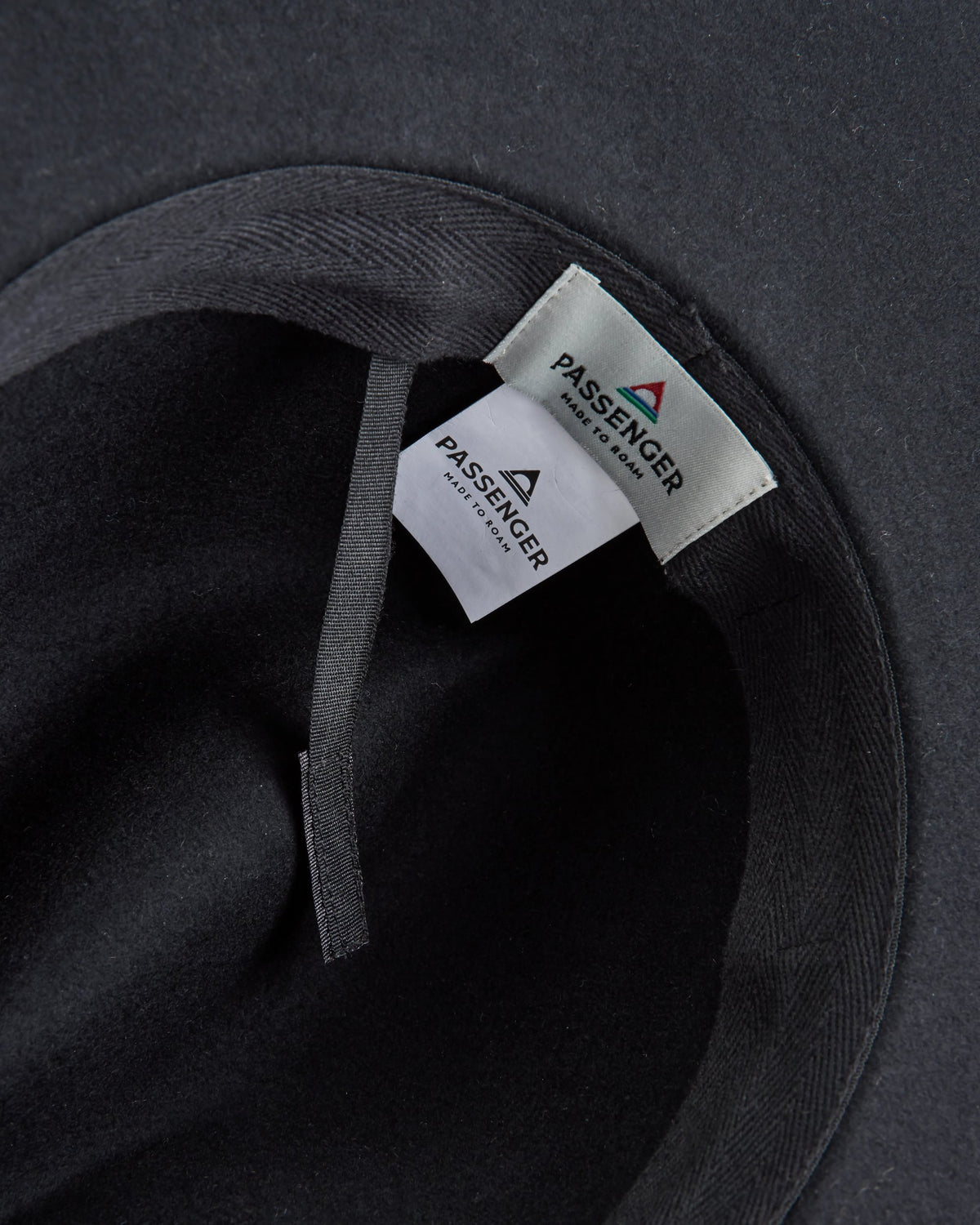 Outback Fedora - Black - Flatlay