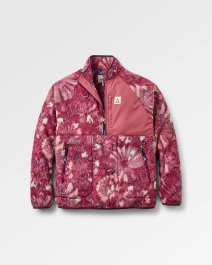 Home Sherpa Fleece - Frost Fig - Flatlay