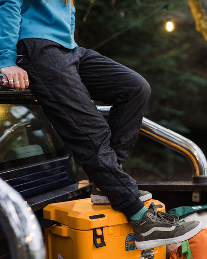 Homewood Quilted Jogger - Black - Lifestyle
