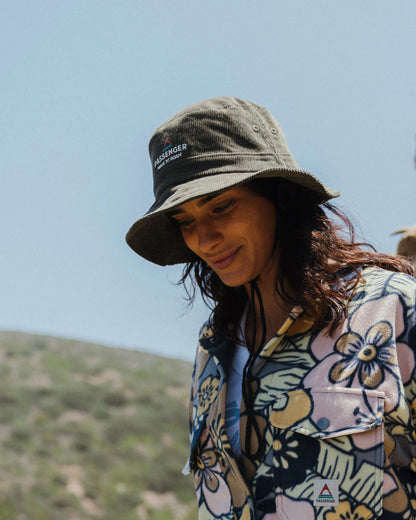 Forest Cord Bucket Hat - Khaki - Lifestyle - Female