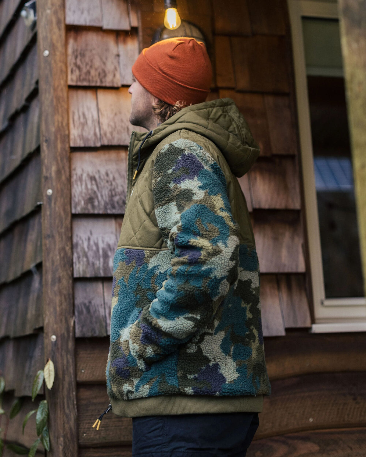 Adventure Deep-Pile Sherpa Fleece - Alpine Camo Khaki - Lifestyle