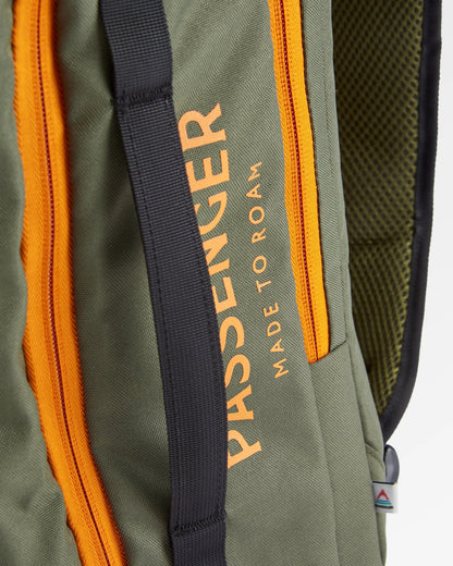 Stratos Duffel Backpack - Khaki - Flatlay