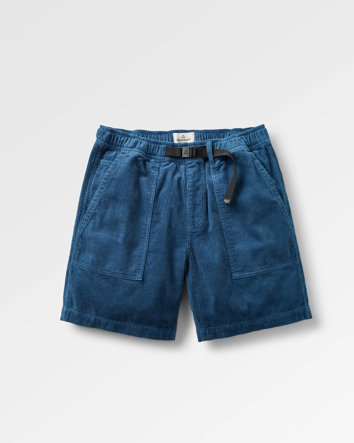 Shack Cord Short - Dark Denim - Flatlay