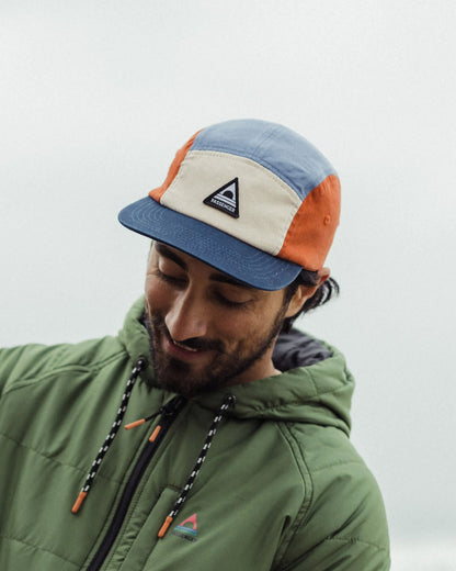 Fixie 5 Panel Cap - Sunrise Orange/ Moonlight Blue Multi - Lifestyle - Male