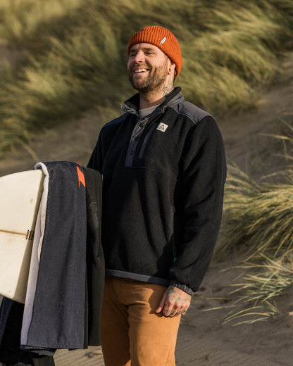 Solace Sherpa-Lined Polar Fleece - Black - Lifestyle