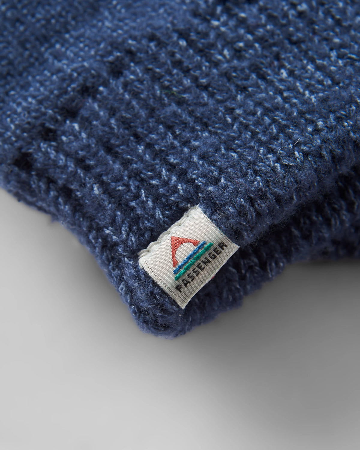Gale Knitted Gloves - Rich Navy - Flatlay