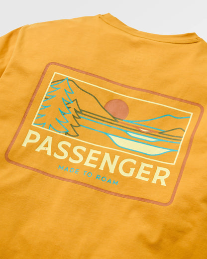 Roamer Men's Drirelease® Active T-Shirt - Spruce Yellow - Flatlay
