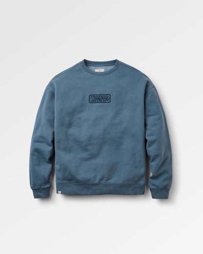 Boundless Relaxed Fit Sweatshirt - Stormy Blue  - Flatlay