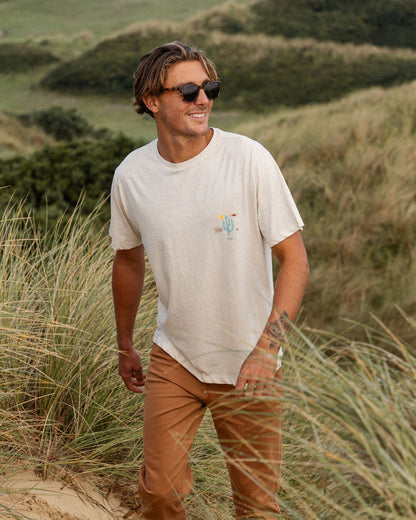 Tizana T-Shirt - Milky Marl - Lifestyle