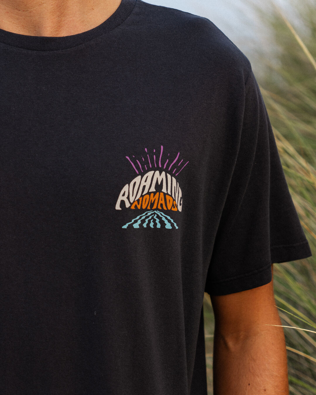 Roaming Nomads T-Shirt - Black - Lifestyle
