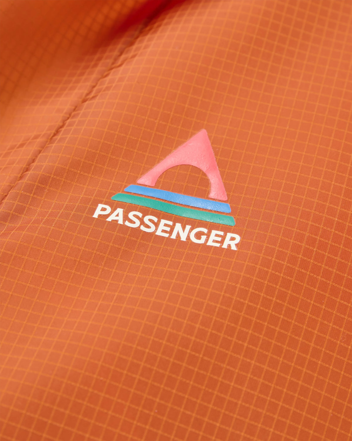 Gusto Windshell Jacket - Sunset Orange/Charcoal - Flatlay