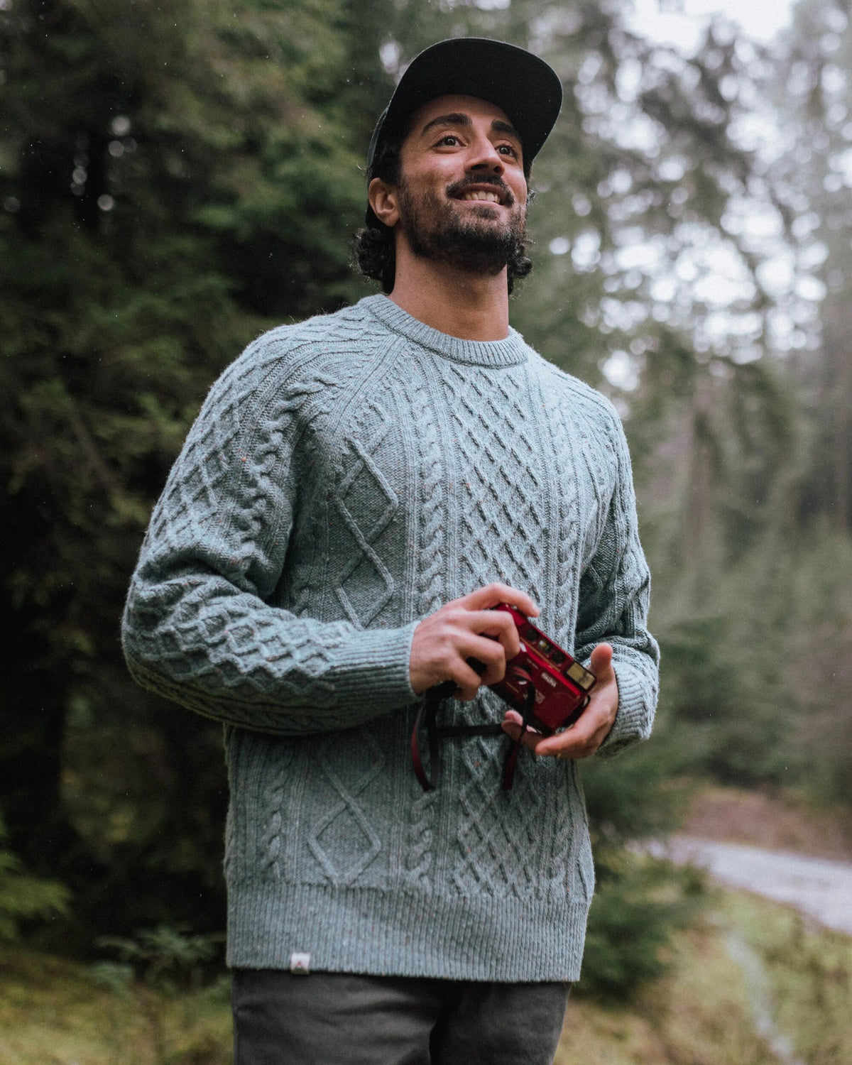 Sandbar Merino Blend Knitted Jumper - Arctic - Lifestyle