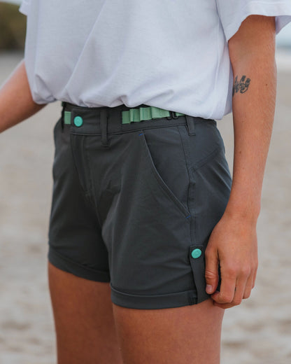 365 Trail Roll Up Short - Charcoal - Lifestyle