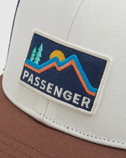 Made To Roam Mesh Snapback Cap - Rich Navy/Rubber - Flatlay