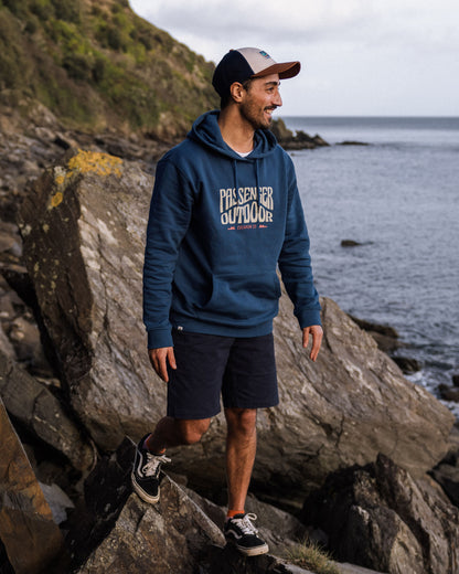 Yuca Cotton Hoodie - Dark Denim - Lifestyle