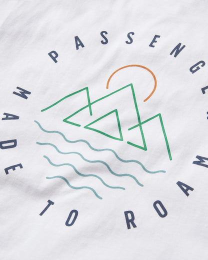 Escapism Vest - White - Flatlay