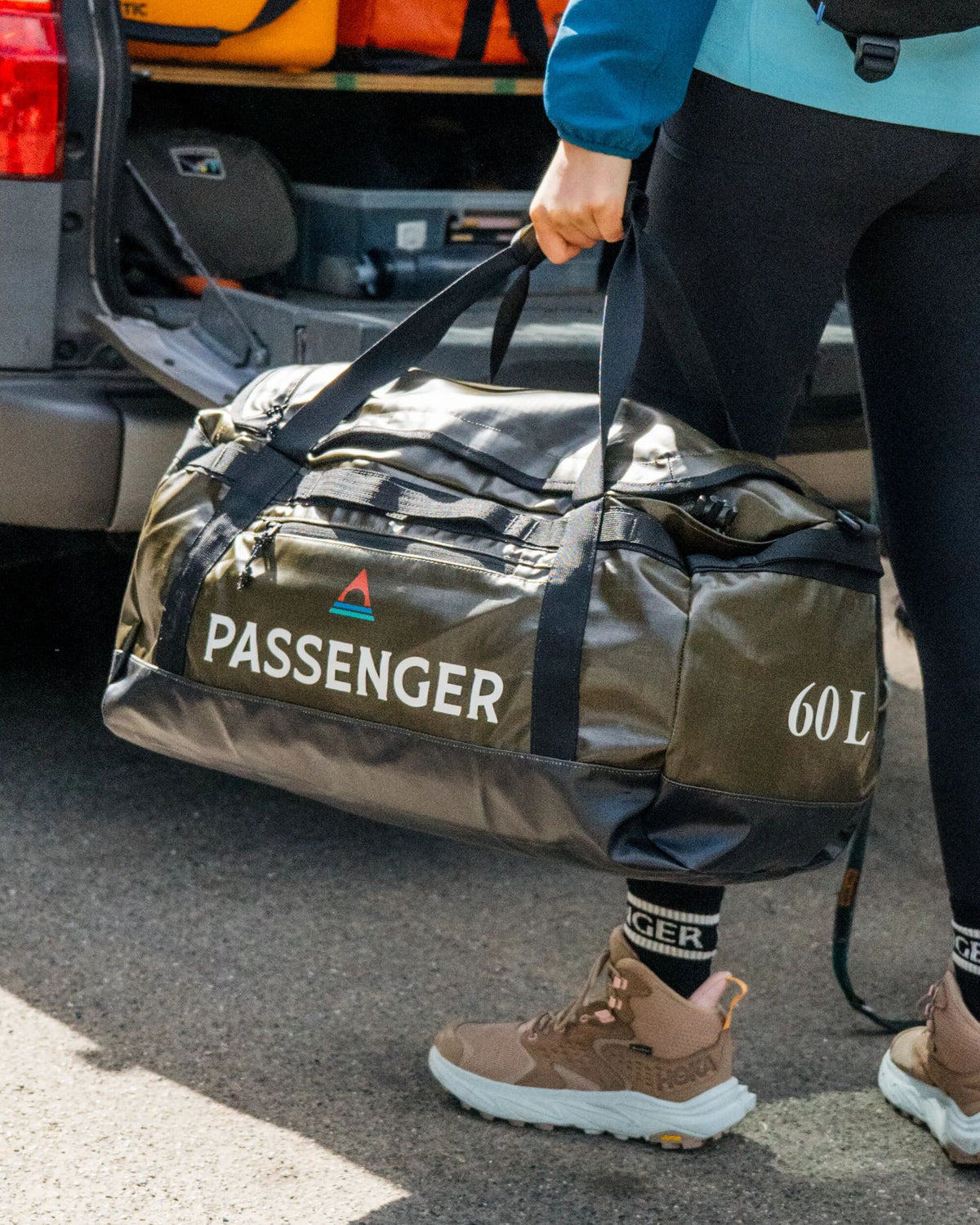 Roamer 60L Duffel Bag - Khaki - Lifestyle