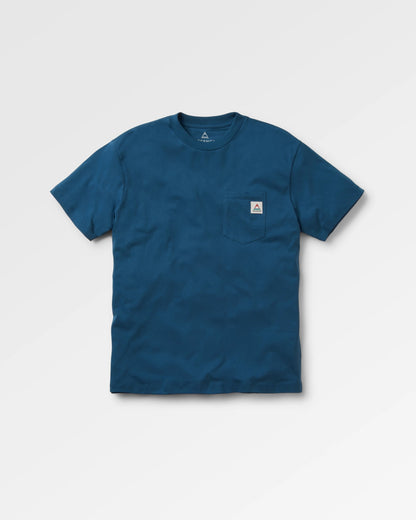 Heritage Relaxed Fit T-Shirt - Dark Denim - Flatlay
